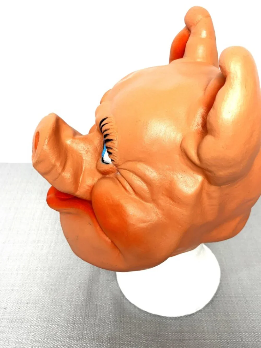 Vintage 90’s Cesar Pig Full Halloween Mask NWOT